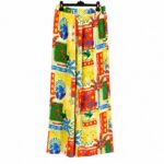 Women's 2-Piece Tropical Floral Print Skirt & Top Set, Breathable Fabric - Image 5