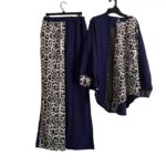 Women's Abstract Print Two-Piece Skirt Set - Image 5
