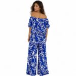 Women's Abstract Print Two-Piece Skirt Set - Image 3