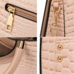Women's Luxury Patent Leather Floral Embossed Handbag - Image 5