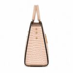 Women's Luxury Patent Leather Floral Embossed Handbag - Image 2