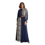 Women's Abstract Print Two-Piece Skirt Set