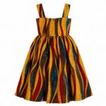 Girls African Print Sleeveless Dress – Traditional Ankara Party Dress for Kids - Image 2