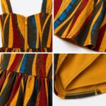Girls African Print Sleeveless Dress – Traditional Ankara Party Dress for Kids - Image 3