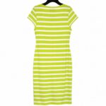 Women's Striped Midi Bodycon Dress – Casual Short Sleeve Summer Dress - Image 2